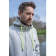 Hanorac Matrix Black Edition Full Zip Hoody - Gri Melanj / Lime