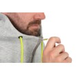 Hanorac Matrix Black Edition Full Zip Hoody - Gri Melanj / Lime