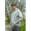 Hanorac Matrix Black Edition Full Zip Hoody - Gri Melanj / Lime