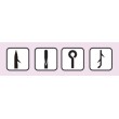 Round Bent Worm Hooks F1502BN