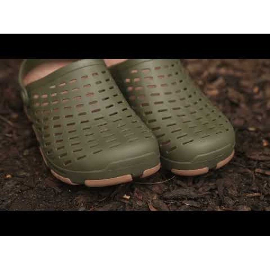 Fox Khaki Clogs