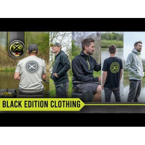 Hanorac Matrix Black Edition Full Zip Hoody - Gri Melanj / Lime