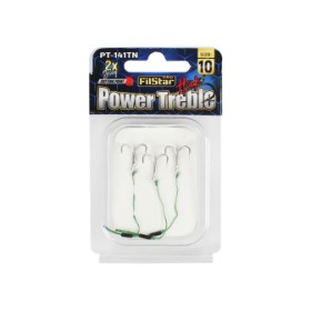 Αγκίστρια Stinger Troika Power Treble ST141TN με πλεξούδα