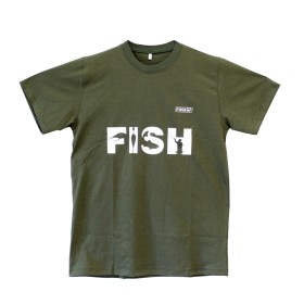 Ανδρικό μπλουζάκι FISH, πράσινο