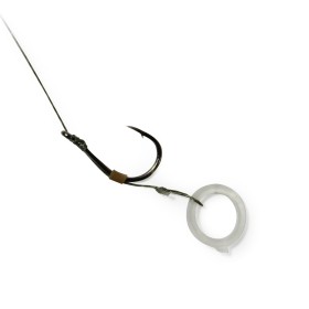 Snelled hooks for method feeder with micro ring - PE