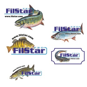 Autocolant de pescuit FilStar - dreptunghiular